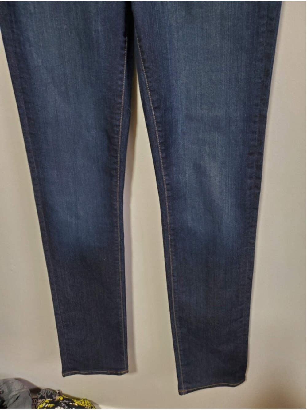 PAIGE Skyline Straight 34" Jeans Stream Dark Blue Wash Sz 28 Mid-Rise Stretch - Picture 6 of 14